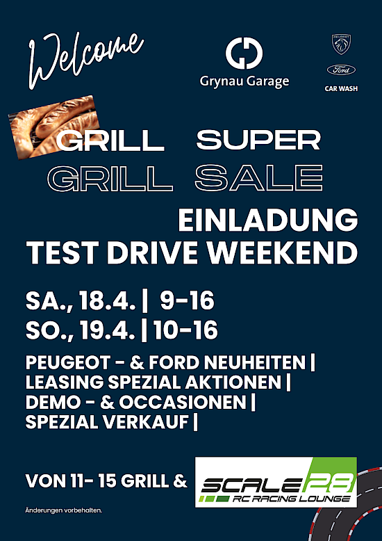 EINLADUNG | TEST DRIVE DAYS 2026